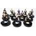 Subbuteo Andrew Table Soccer Leicester City 2015-16 away kit on Classic Hasbro Bases